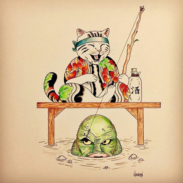 Якудза арты мемы