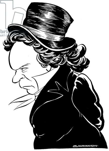 Людвиг Ван Бетховен шарж