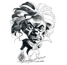 Людвиг Ван Бетховен шарж