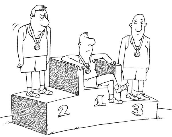 Пьедестал карикатура