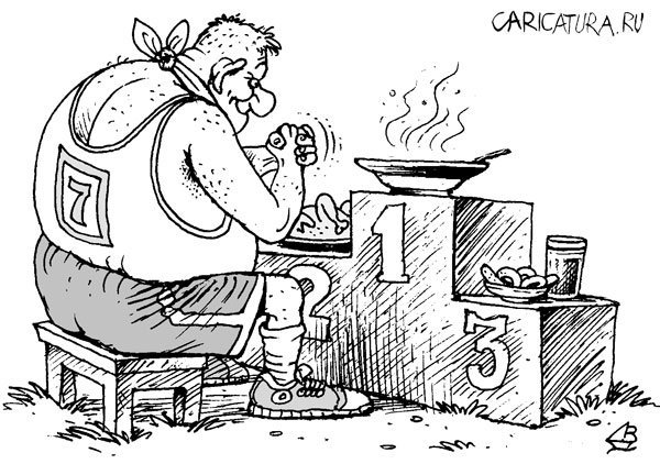 Карикатуры на толстых мужчин