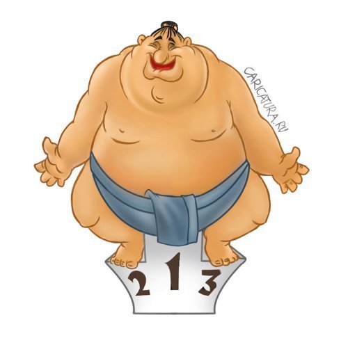 Спортсмен карикатура