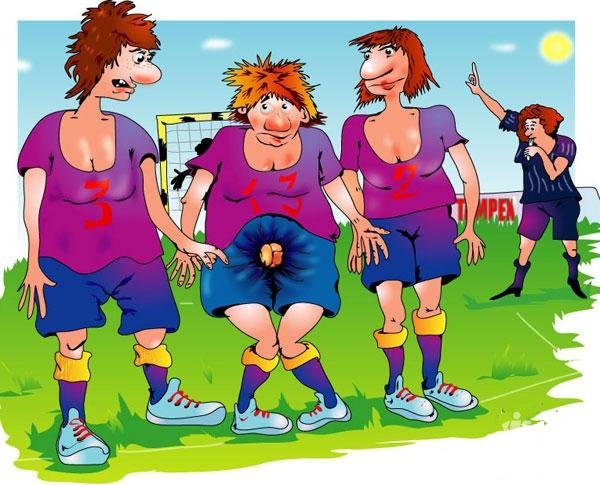 Спортивные карикатуры