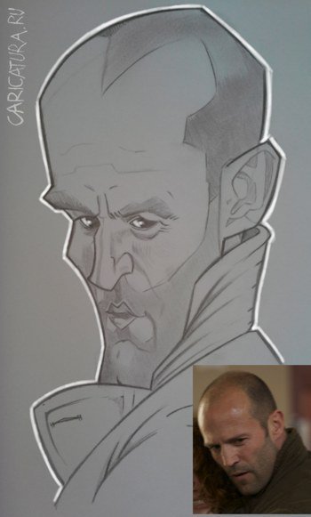 Шарж на Джейсона Стетхема