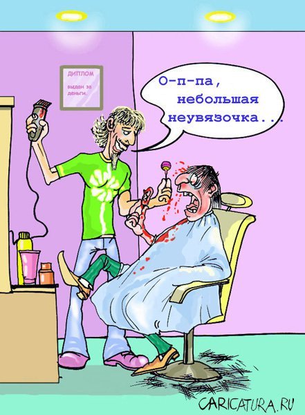 Парикмахер юмор