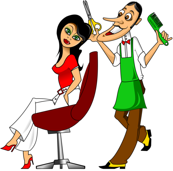 Парикмахер из мультика