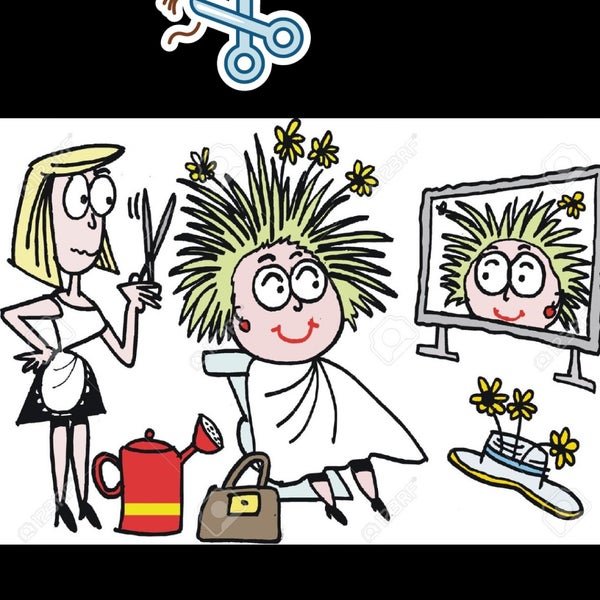 Анекдоты про парикмахеров в картинках