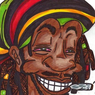 Хиппи карикатура