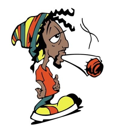 Тату Боб Марли и канабис