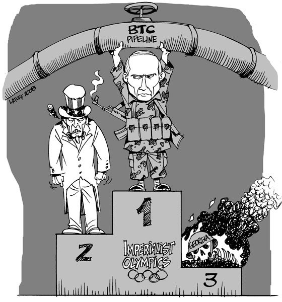 Японские карикатуры русско-японской войны