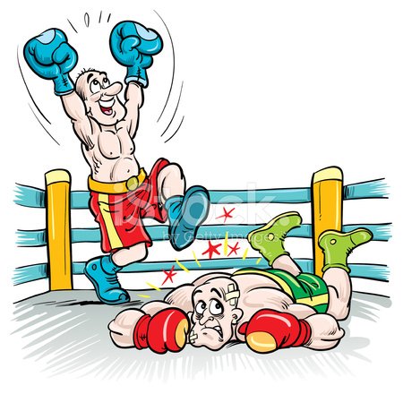 Нокаут бокс рисунок