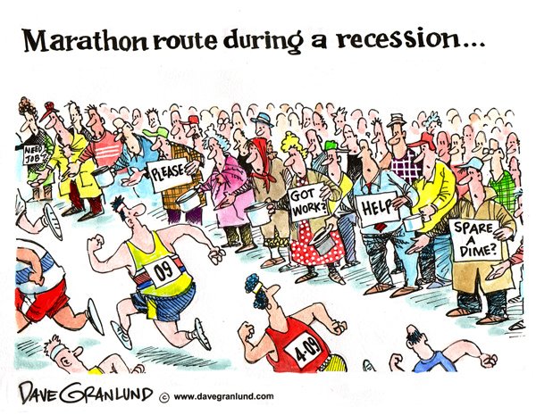 Марафон карикатура