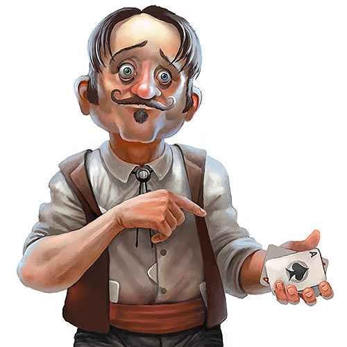 Смешной картежник