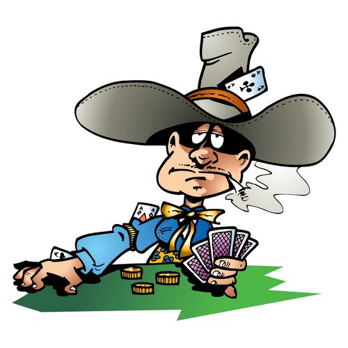 Покер карикатура