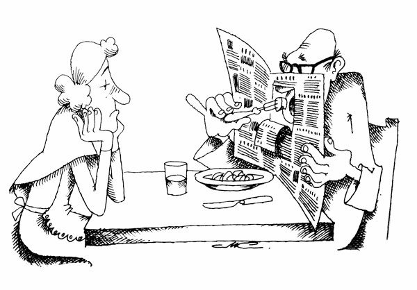 Журналист карикатура