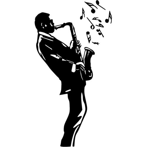 Силуэты джазовых музыкантов