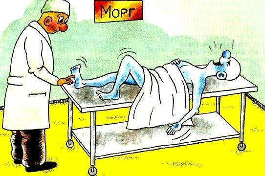 Патологоанатом карикатура