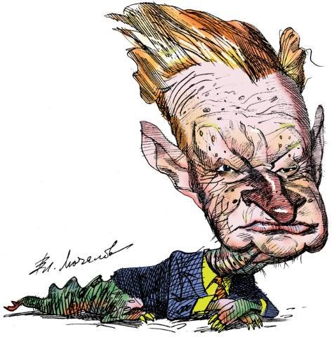 Збигнев Бжезинский карикатура
