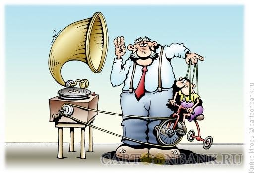 Граммофон шарж