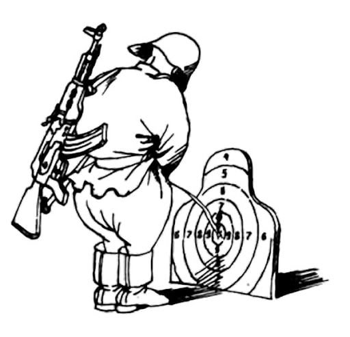 Снайпер карикатура
