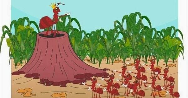 Муравейник мультяшное