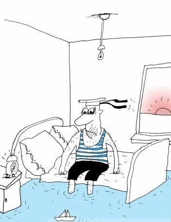 Паводок карикатура