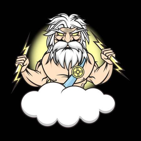 Бог Зевс карикатура
