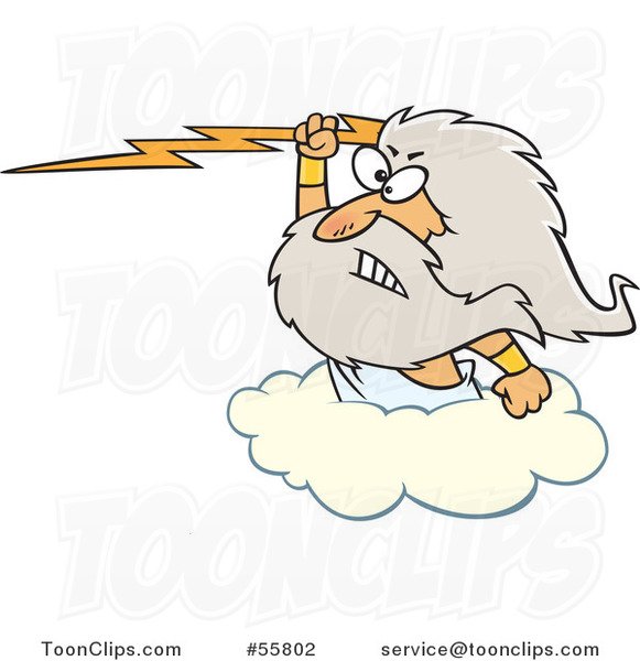 Бог Зевс шарж