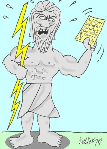 Бог Зевс шарж