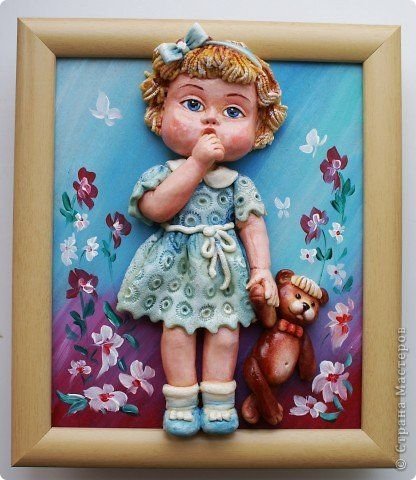 Девочка из соленого теста