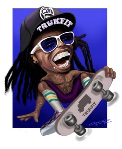 Хип хоп карикатура