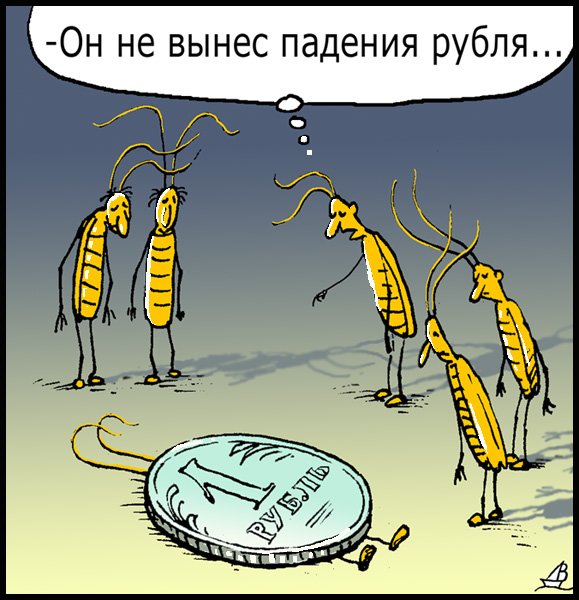 Падение рубля
