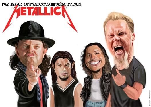 Шарж металлики