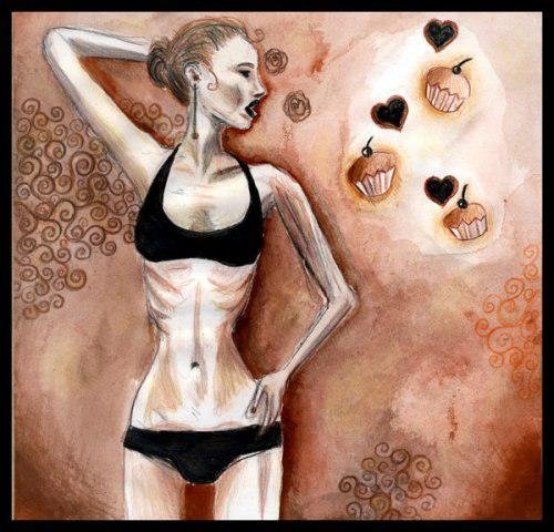 Худой человек мультяшный