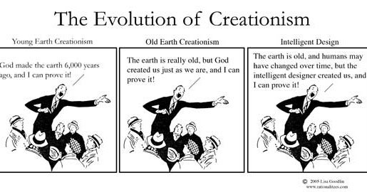 Креационизм отрицает эволюцию