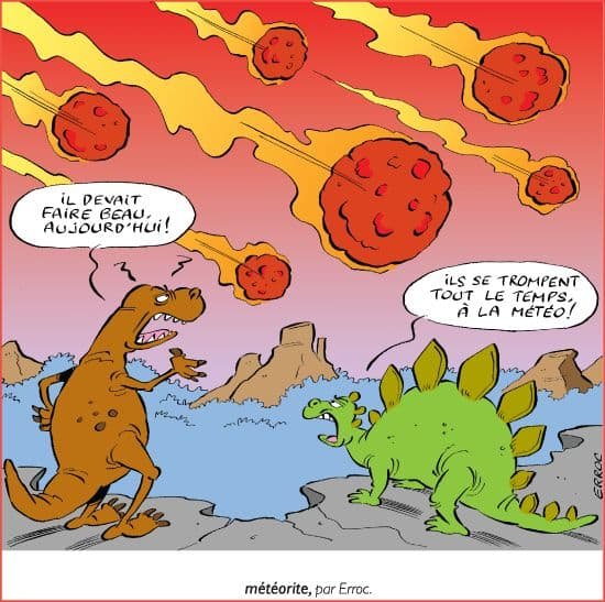 Мемы динозавр и метеорит