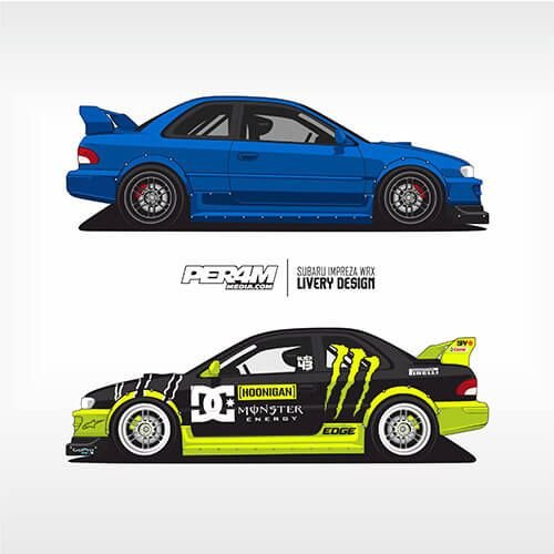 Subaru Impreza WRX STI пиксель