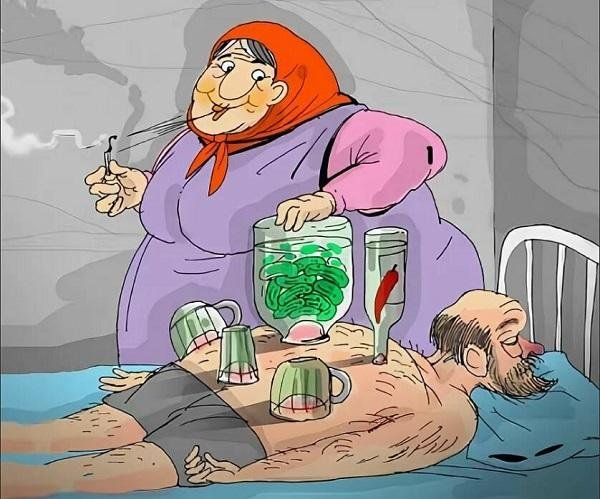 Бабушка карикатура