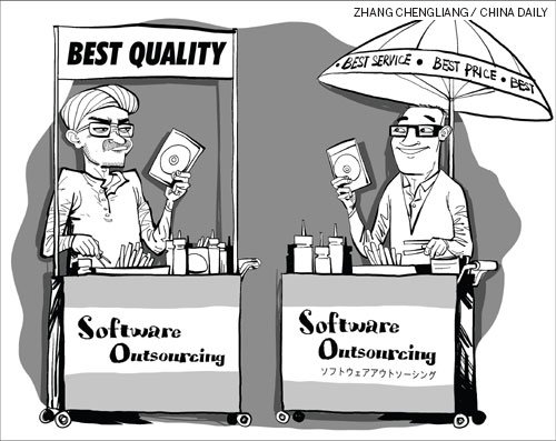 Аутсорсинг карикатуры