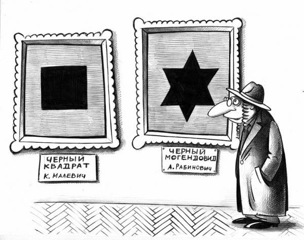 Квадрат Малевича карикатура