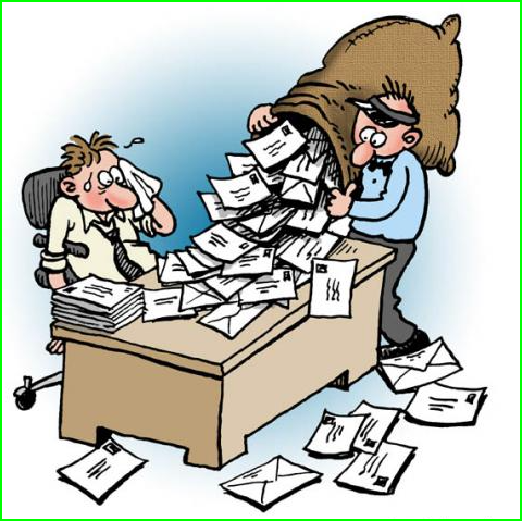 Смешной рисунок документа