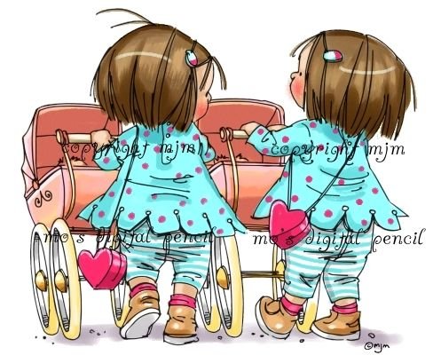 Иллюстрации двойняшки