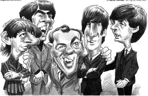 Карикатуры на Битлз