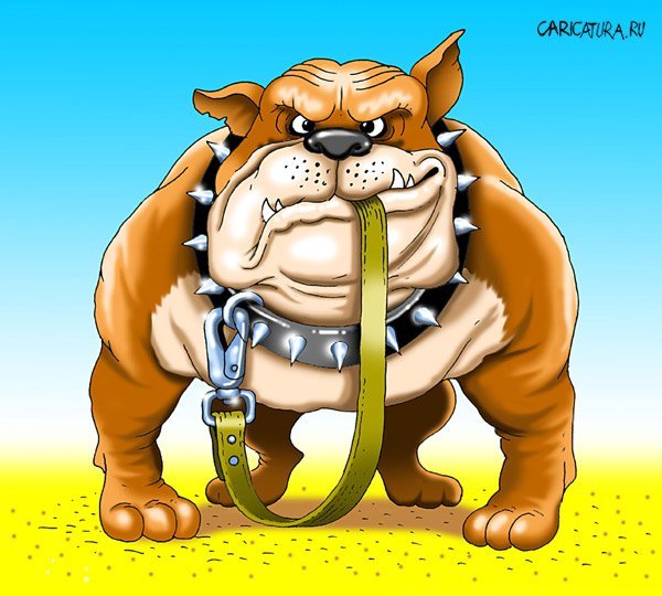 Собака карикатура