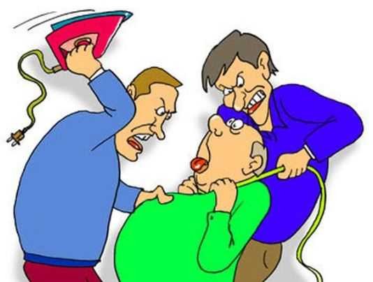 Вымогательство мультяшка