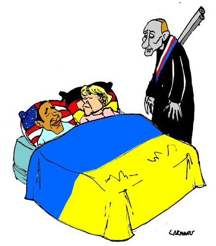 Карикатура на войну в Украине