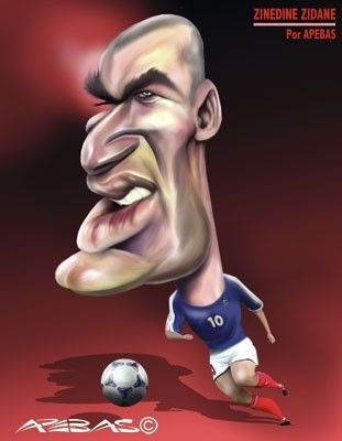 Зинедин Зидан шарж