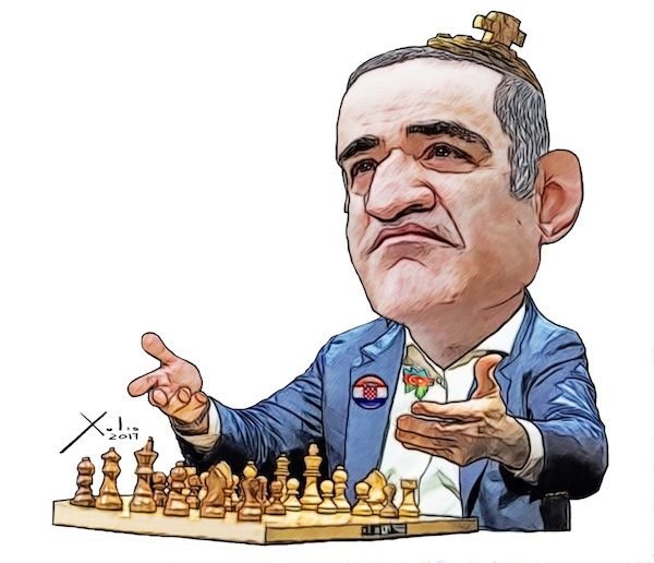 Каспаров шахматист карикатура