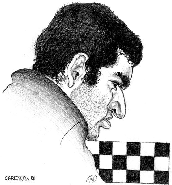 Гарри Каспаров рисунок