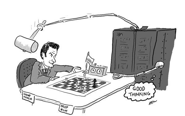 Гарри Каспаров рисунок